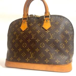 1円~ルイヴィトン LOUIS VUITTON アルマ ハンドバッグ 手提げ モノグラム アルマPM ブラウン