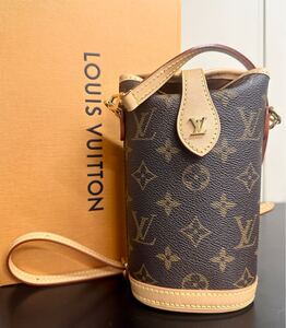 極美品 LOUIS VUITTON フォールドミーポーチ M80874 モノグラム ショルダーバッグ 箱・袋付 正規品　（RFID確認済／刻印なし）