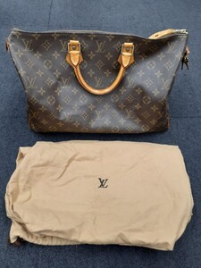 LOUIS VUITTON ルイヴィトン モノグラム スピーディ40 ハンドバッグ ボストンバッグ ブラウン 中古品 SP0924 袋付き　ま