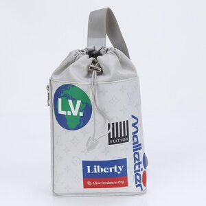 1円■極美品■ルイヴィトン■モノグラム チョーク スリングバッグ M44629 ボディバッグ 斜め掛け ポーチ ショルダー メンズ MUM BX16-6
