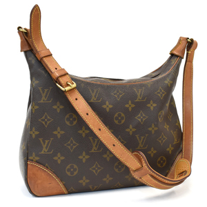 1円▼定価14万 良品 LOUIS VUITTON ルイヴィトン ショルダーバッグ ブローニュ30 M51265 モノグラム ブラウン▼E.Cmp.s1-13