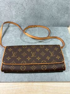 B004 超美品　ルイヴィトン　モノグラム　ツイン　GM　ショルダーバッグ　ハンドバッグ　クラッチバッグ LOUIS VUITTON