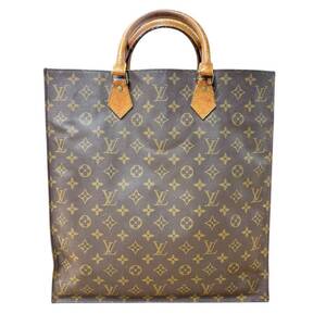【1円スタート】ルイヴィトン LOUIS VUITTON バッグ ハンドバッグ トートバッグ モノグラム サックプラ M51140 ブラウン ヴィンテージ